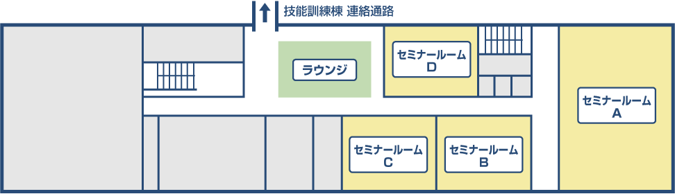 産業振興棟2階見取り図