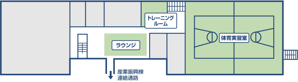 産業振興棟2階見取り図